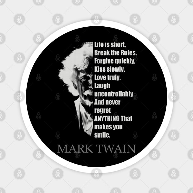 Mark Twain quote Magnet by BAJAJU